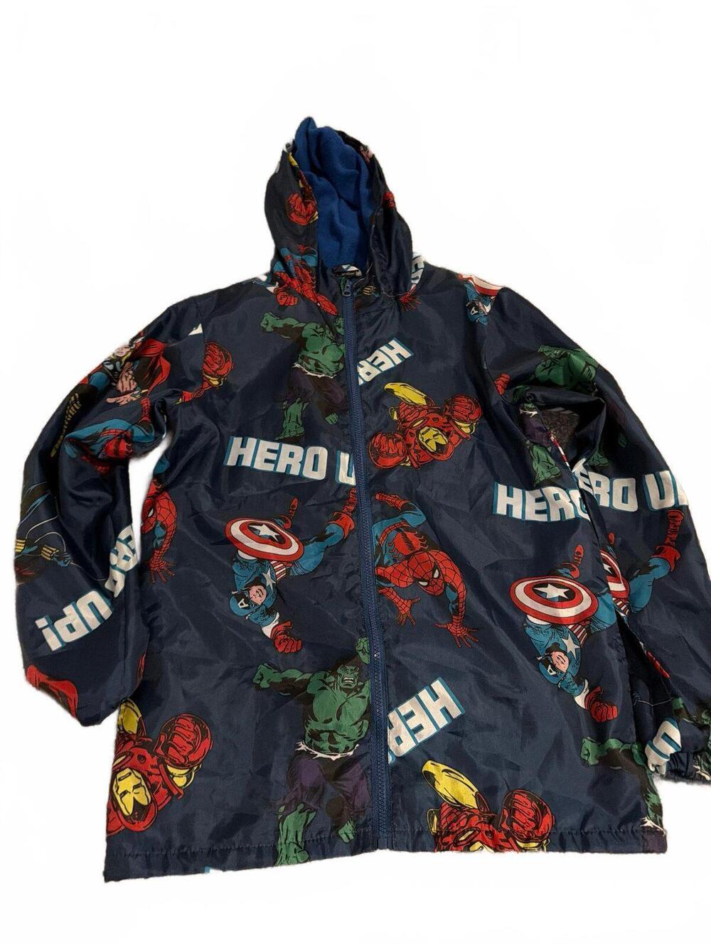 Marvel Boys Jacket Size Large (Size 13/14) Marvel Hero Print